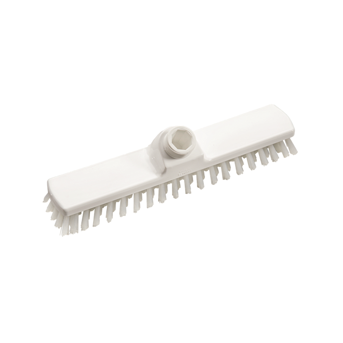 Ștergător dur, 280x50x90 mm, mâner PP alb, peri PBT albi, certificat HACCP