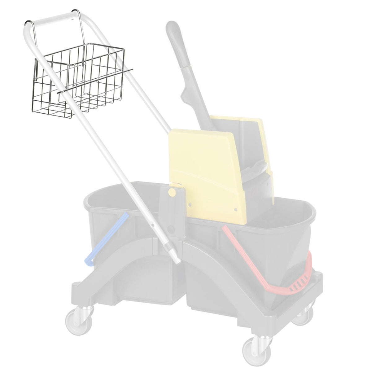 Coș metalic pentru depozitare accesorii căruciorul Vermop Aquva