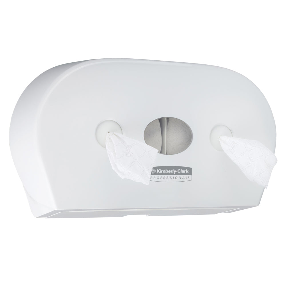 Dispenser hârtie igienică centrefeed Aquarius 7186, alb