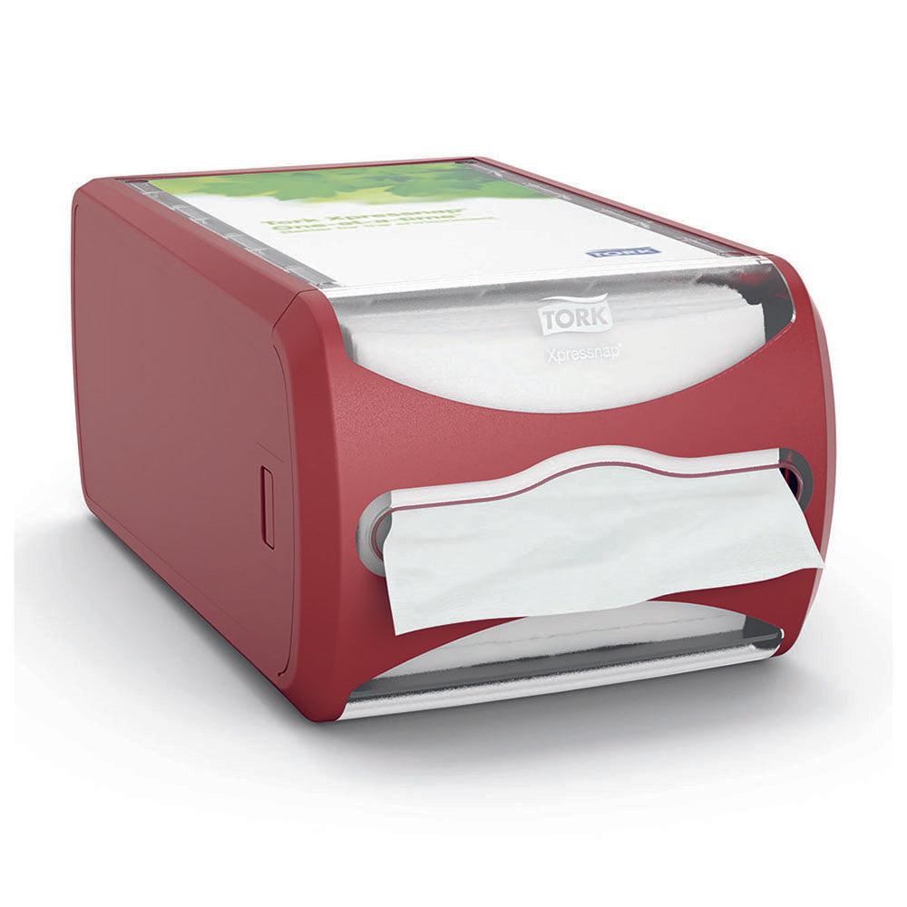 Dispenser de șervețele de masă Tork Xpressnap Countertop, roșu