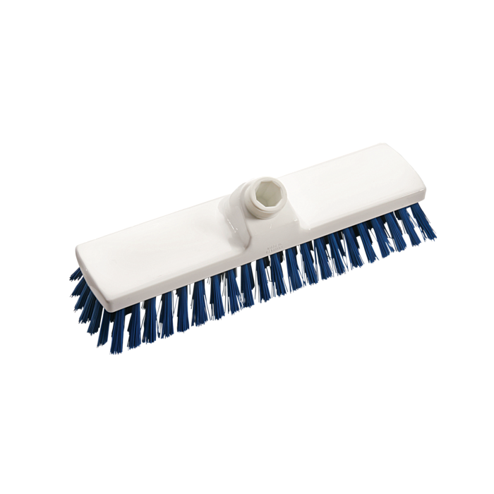 Mătură medie, peri rigizi albaștri, 300x70x120 mm, certificată HACCP