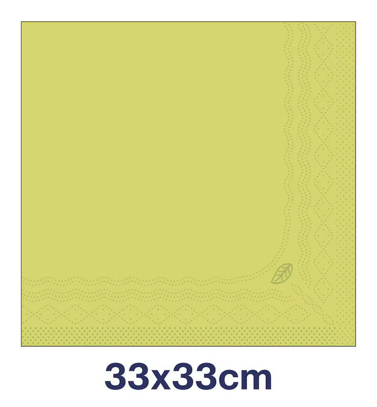 Șervețele de masă Tork Soft, 3 straturi, verde lime