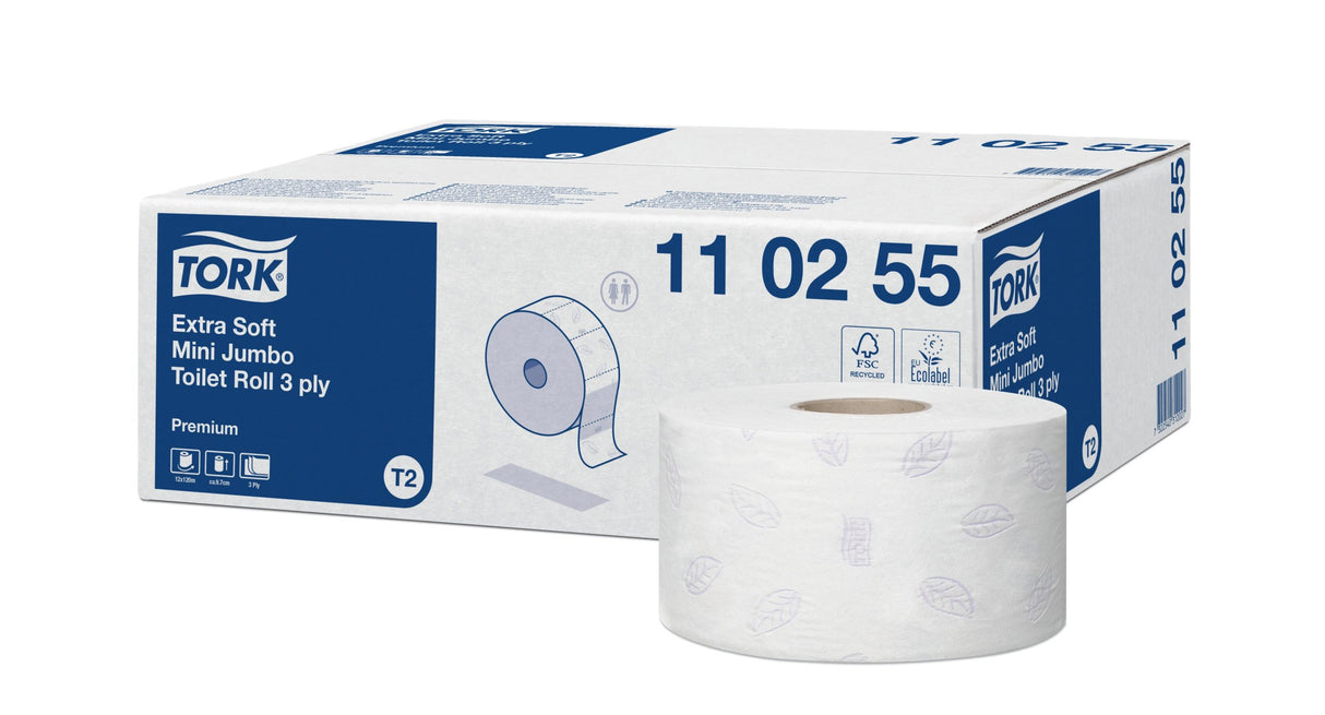 Hârtie igienică Tork Extra Soft Mini Jumbo Premium, 120m