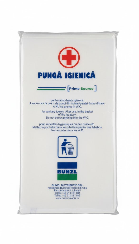 Punguțe igienice, 100 bucăți/pachet