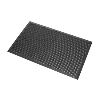 Covoraș exterior antiderapant Oct-O-Flex Bevelled, negru, 90 cm x 150 cm
