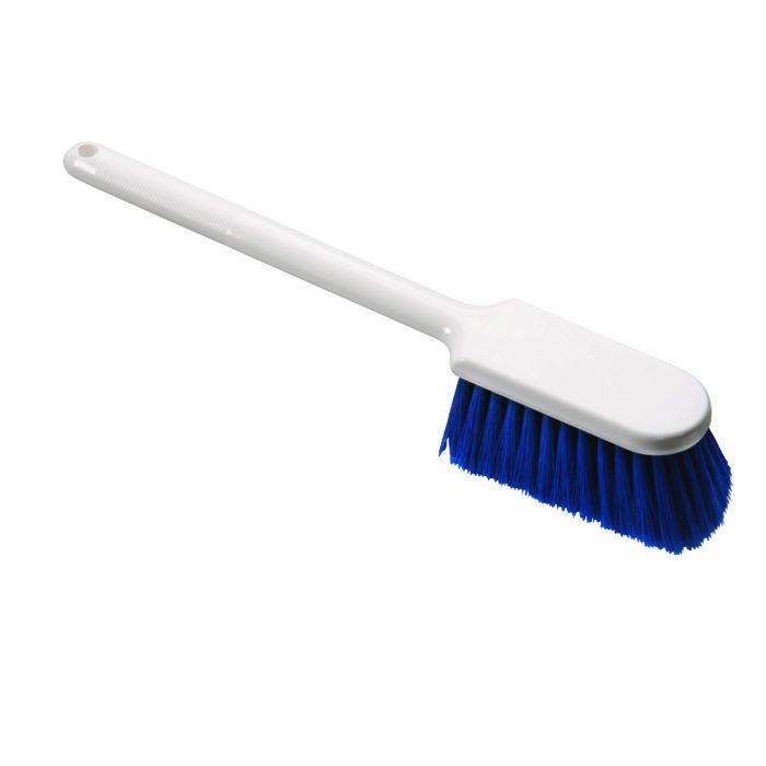 Perie pâine, PBT moale, albastră, 395x60x70 mm, certificată HACCP