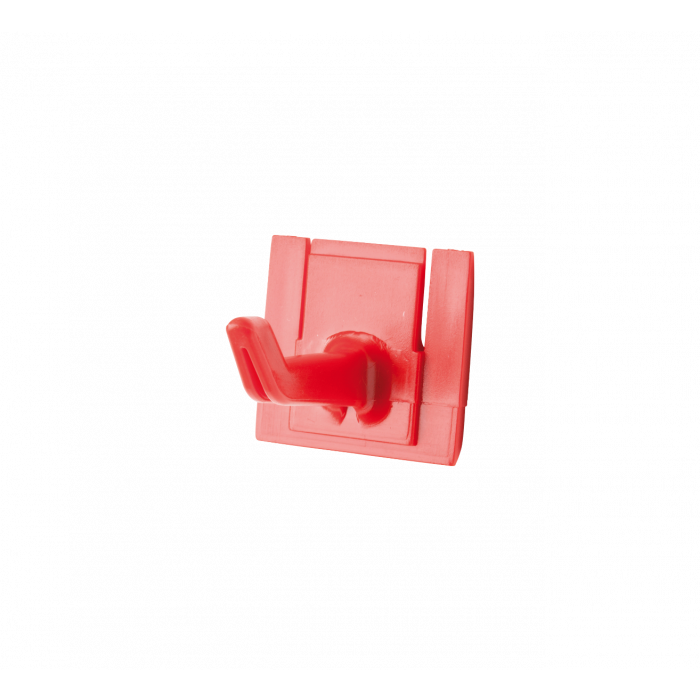 Mâner de rezervă cu cârlig de fixare, ABS, roșu