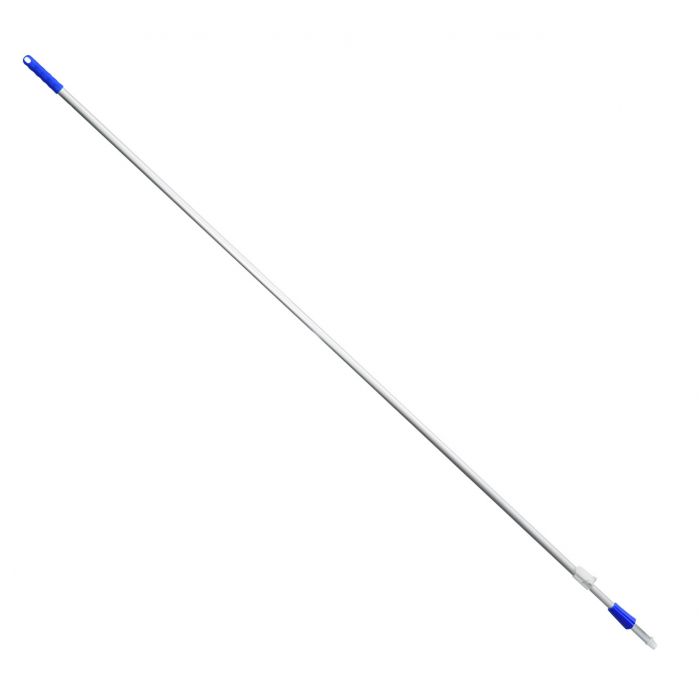 Mâner telescopic din aluminiu, albastru 2180–4000 mm