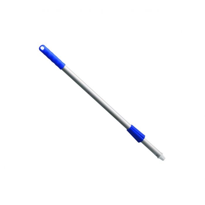 Mâner aluminiu robust, mic, 650 mm lungime, albastru