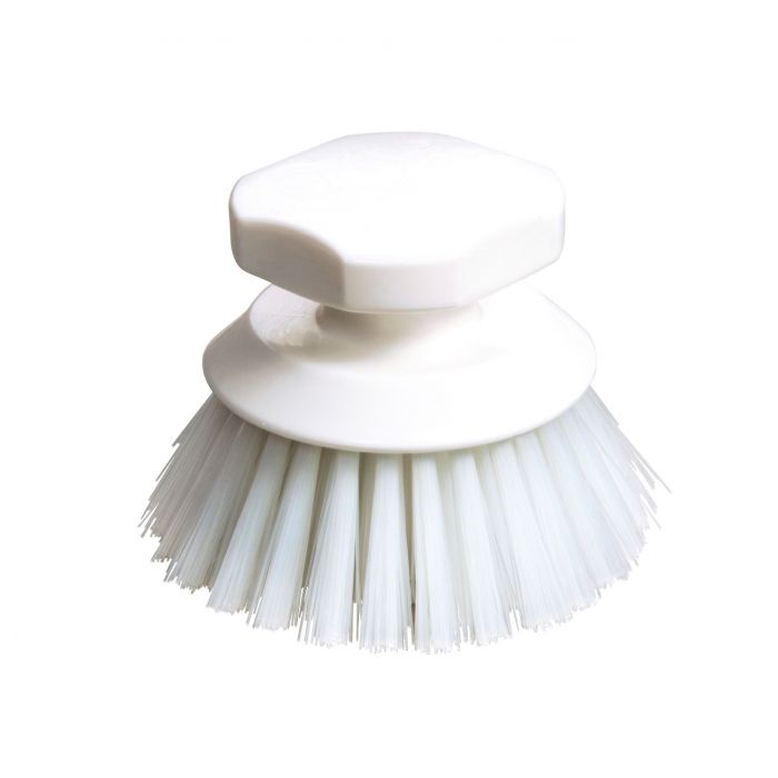 Perie rotundă cu mânere (knob), peri rigizi, pentru curățare în industria alimentară