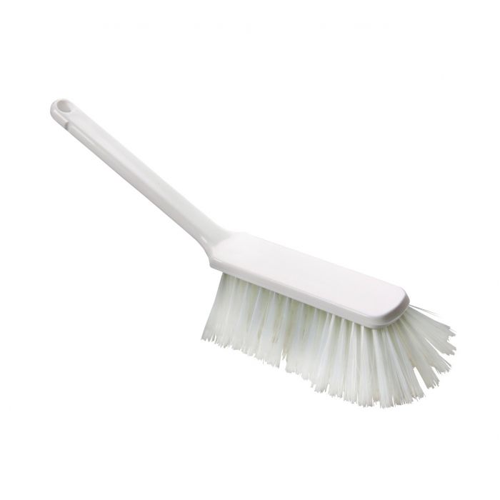 Perie de mână cu peri moi, 310 mm, albă, pentru uz alimentar