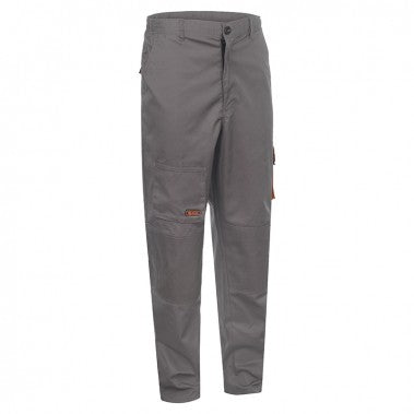 Pantaloni de lucru gri-portocaliu