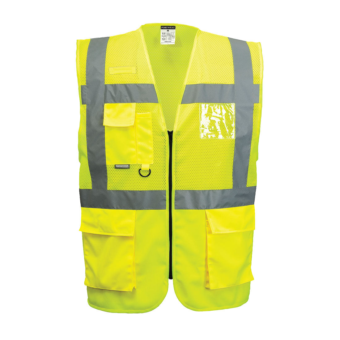 Vestă reflectorizantă Portwest C496 Madrid Executive Mesh Hi-Vis, Galbenă