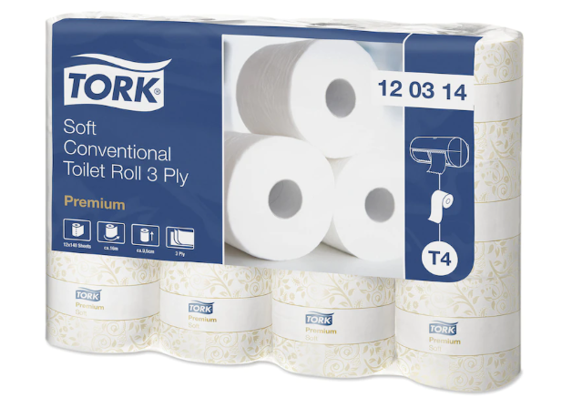 Rolă de hârtie igienică Tork Premium Soft, 16.1m