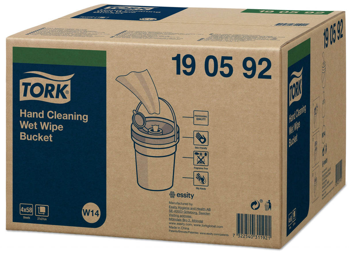 Șervețele umede Tork pentru curățarea mâinilor