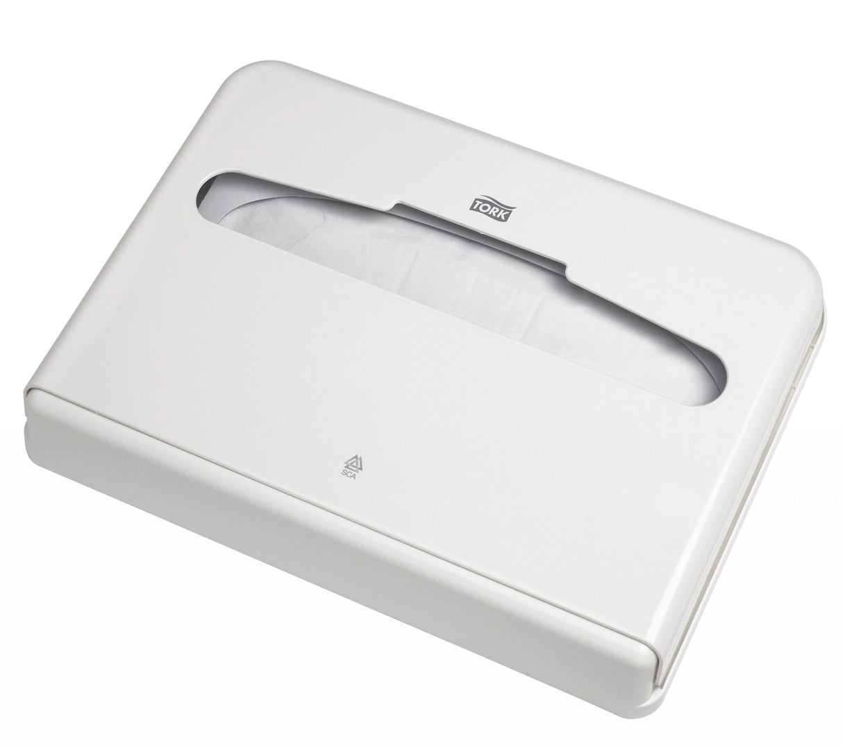 Tork dispenser pentru acoperitoare de colac WC, alb