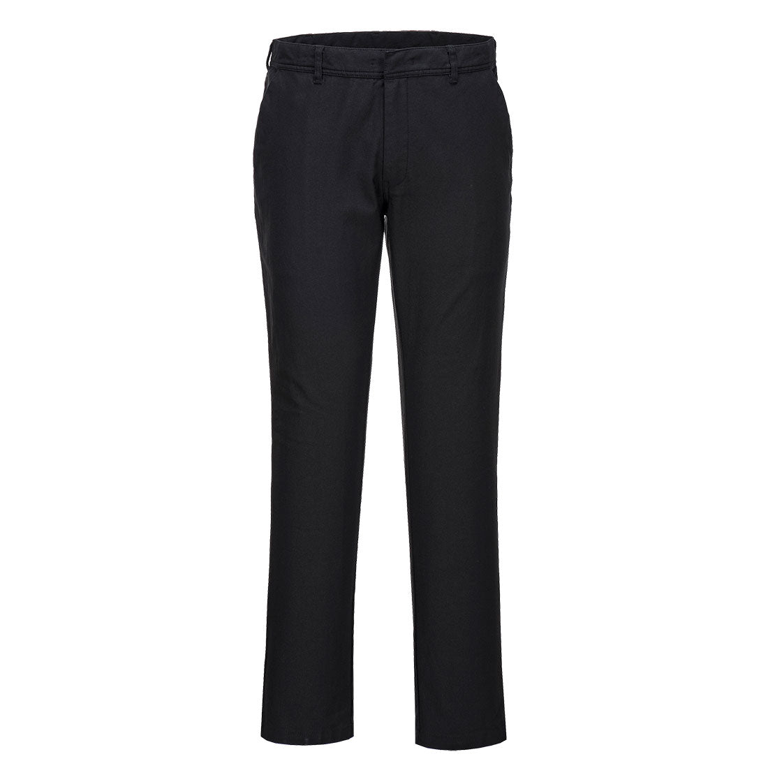 Pantaloni de protecție Portwest S232 Chino Slim Stretch, Negrii