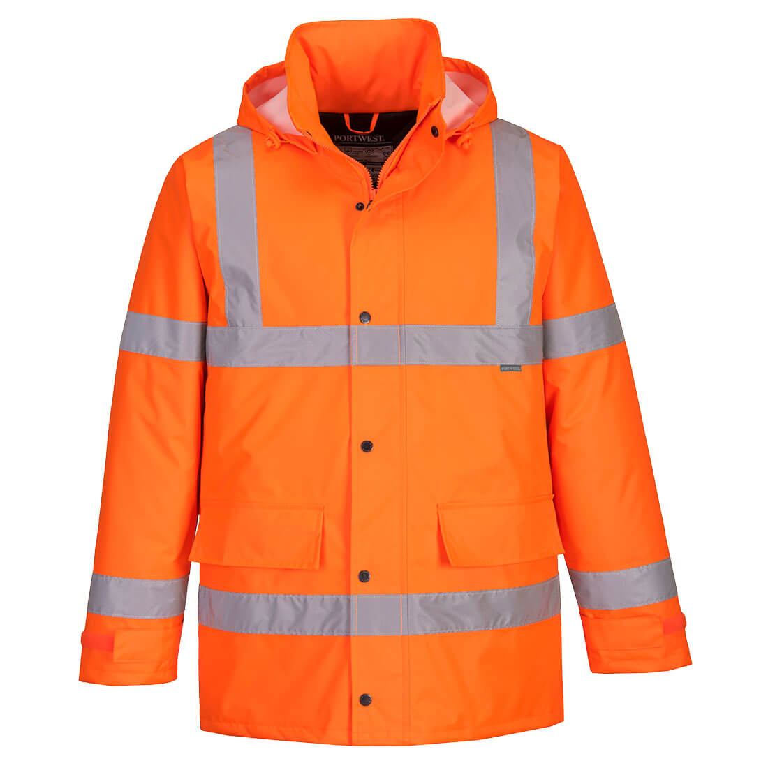 Jachetă de protecție Portwest S460 Traffic Hi-Vis, Portocalie