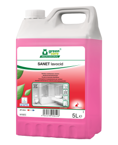 SANET lavocid - Detergent EcoLabel pentru curățarea zilnică a spațiilor sanitare 5L