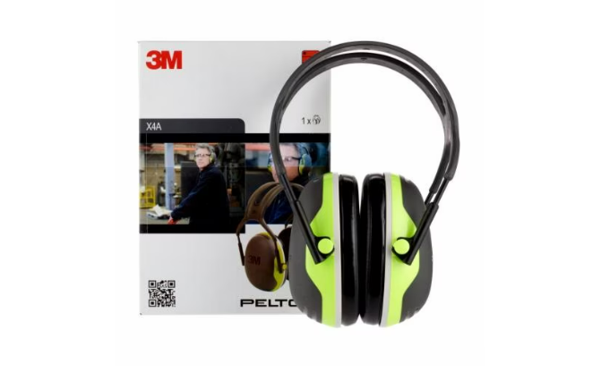 Antifoane externe 3M PELTOR X4A Hi-Viz, SNR 33 dB