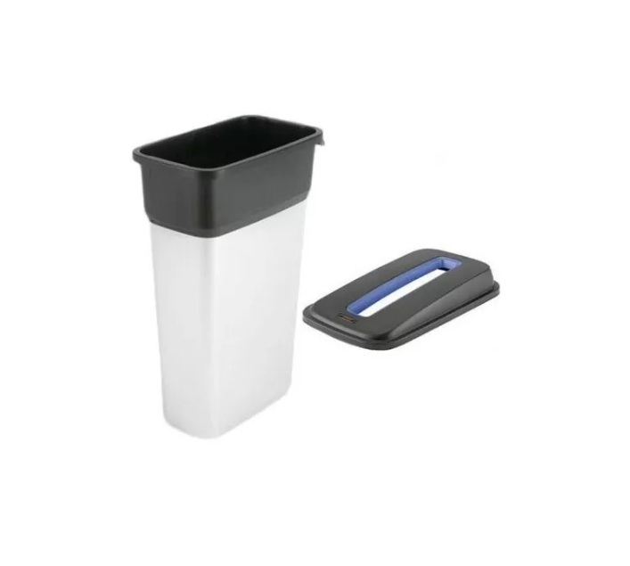 Capac negru/albastru pentru coș de gunoi GEO 55L/70L