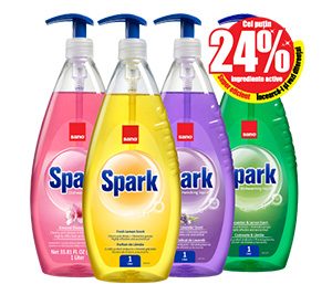 Sano spark - Detergent de vase lămâie 1000ml