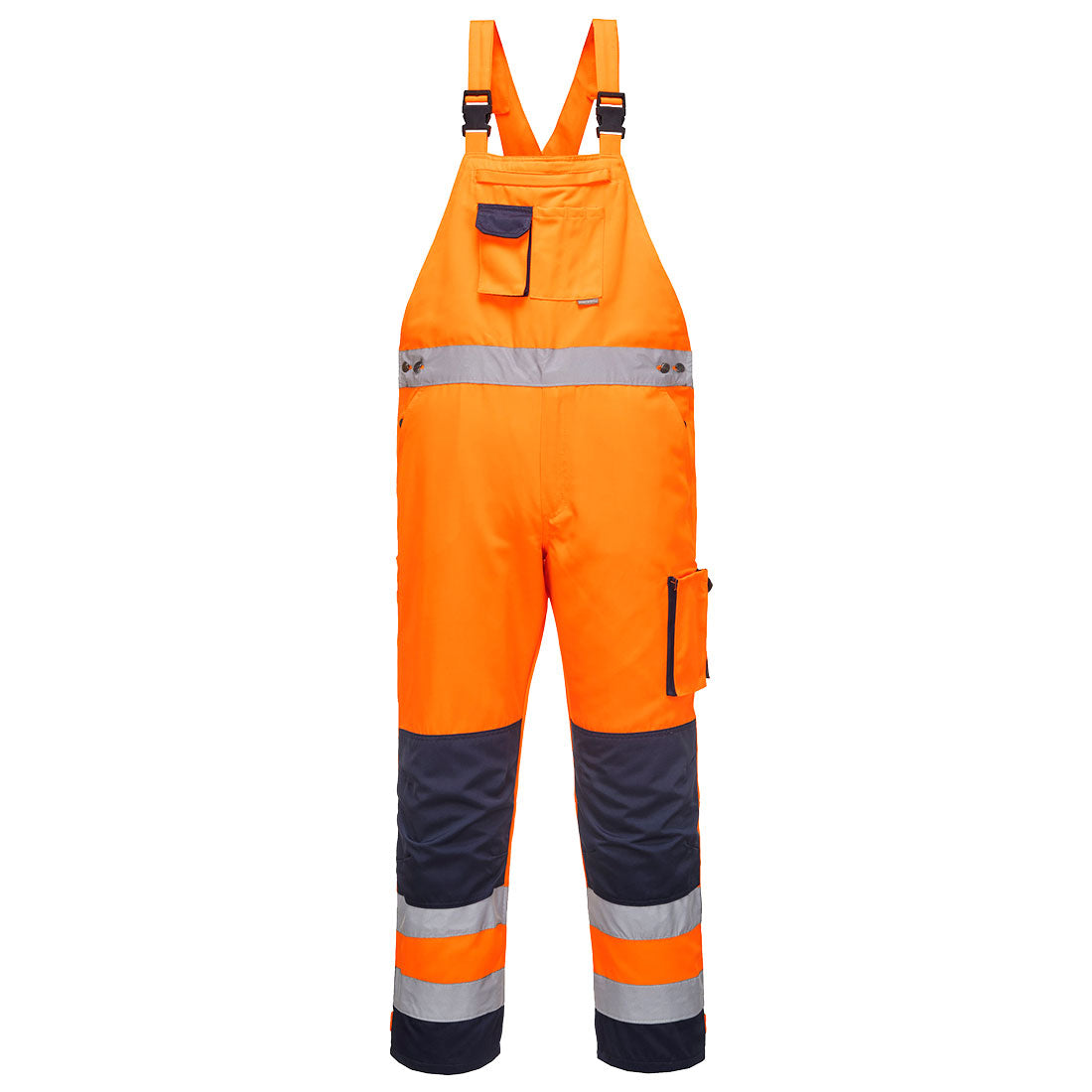 Salopetă de protecție Portwest TX52 Dijon Hi-Vis, Portocaliu/Bleumarin