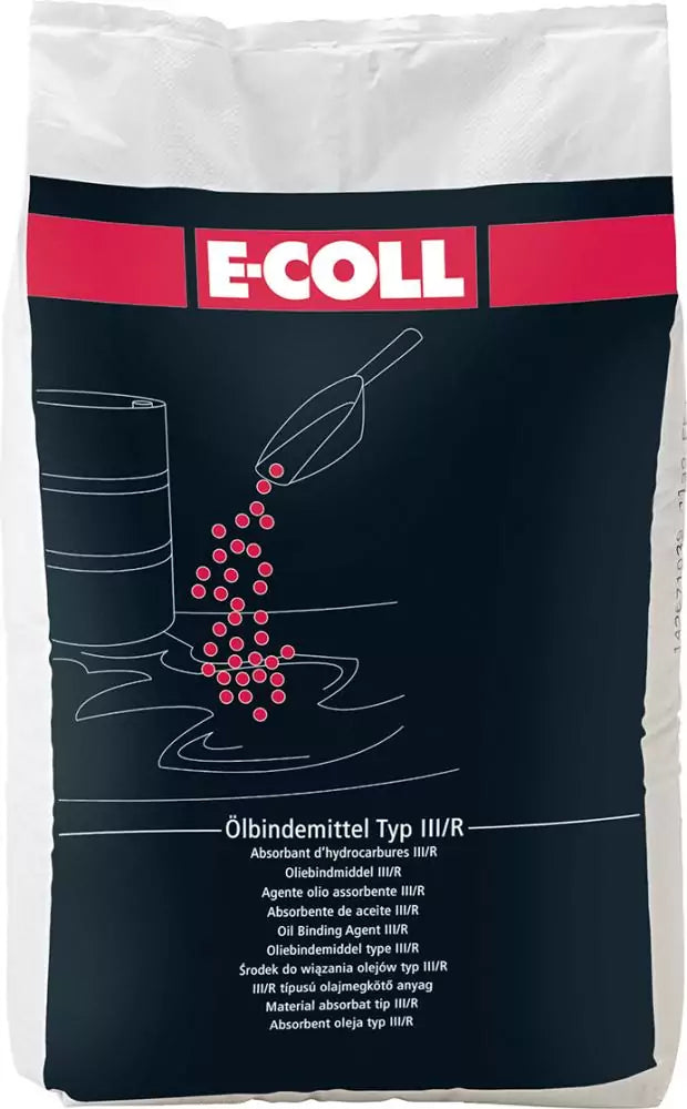 Agent de absorbtie ulei tip III R fin, sac 30l (cca 20kg), E-COLL