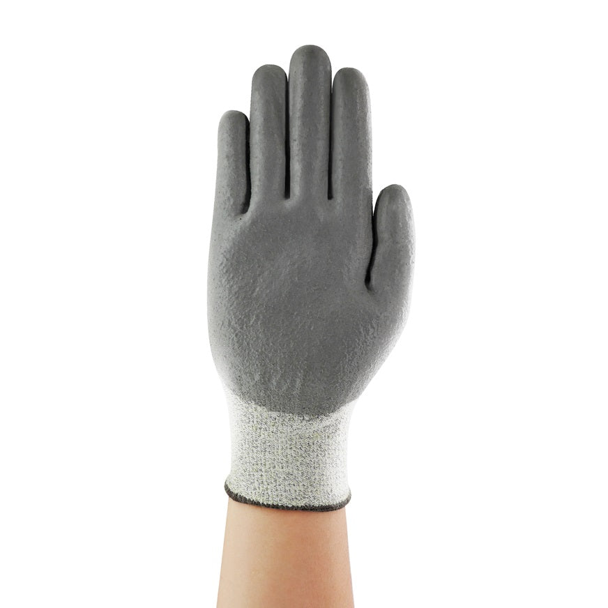 Palmă cu acoperire din poliuretan a mănușilor Ansell HyFlex 11-730 disponibile la Bunzl Romania