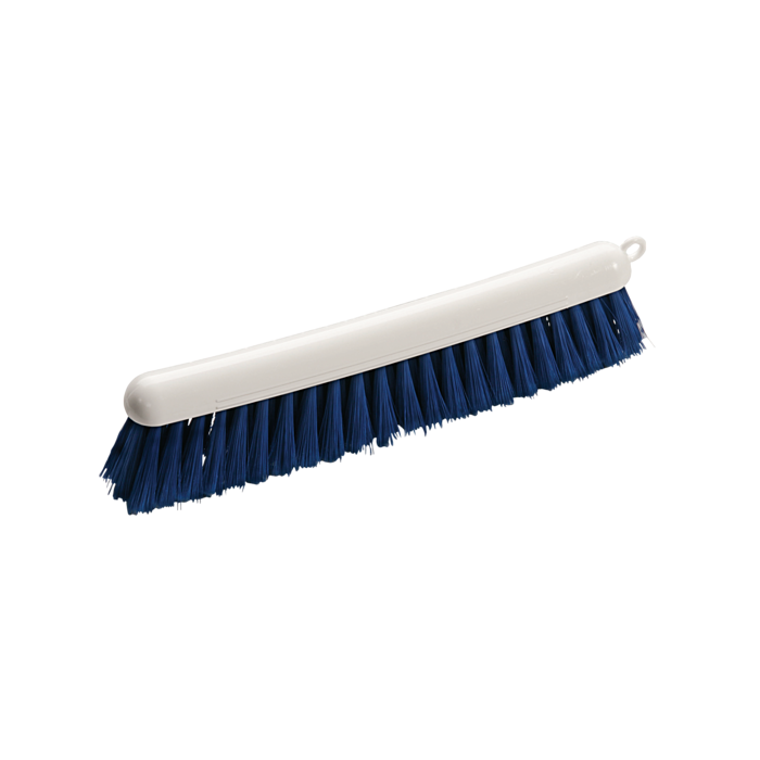 Perie făină, PBT moale, albastră, 290x30x78 mm, certificată HACCP