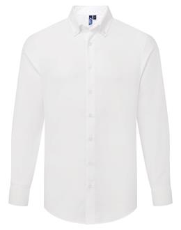 Cămașă Premier PR284 Supreme Oxford alb mânecă lungă
