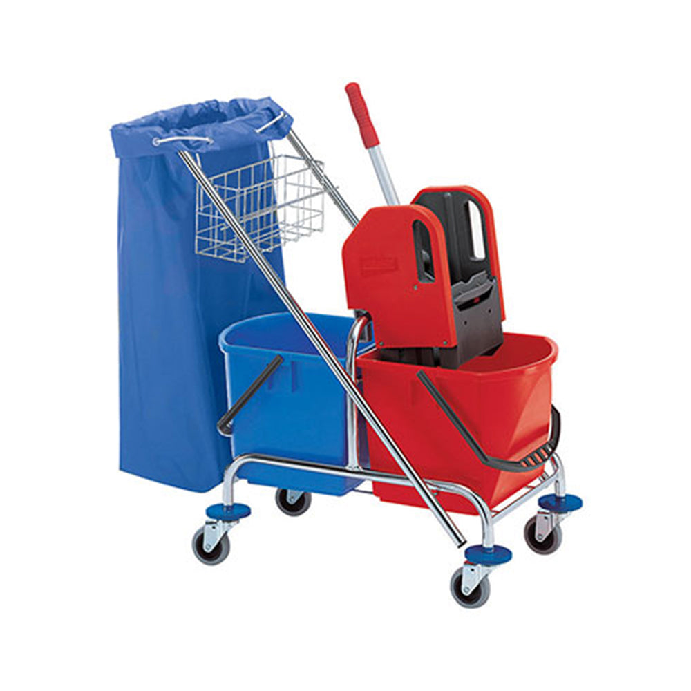 Cărucior curățenie Mistral VIII Plus 2 x 17 L