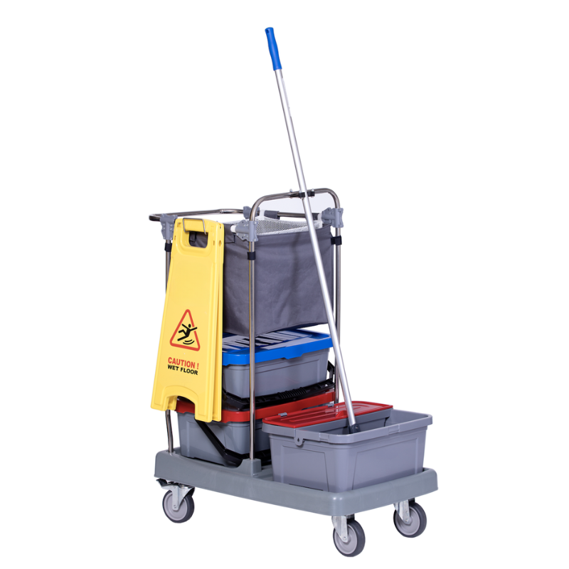 Carucior de curatenie echipat, cuva Wings