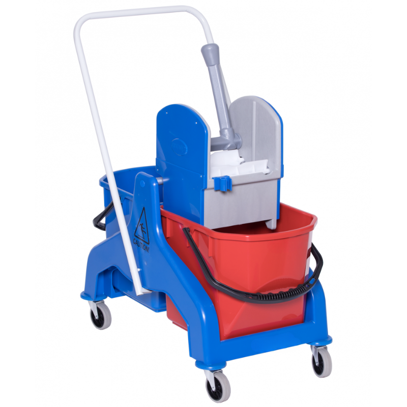 Găleata profesională cu două compartimente și presă, 25 litri