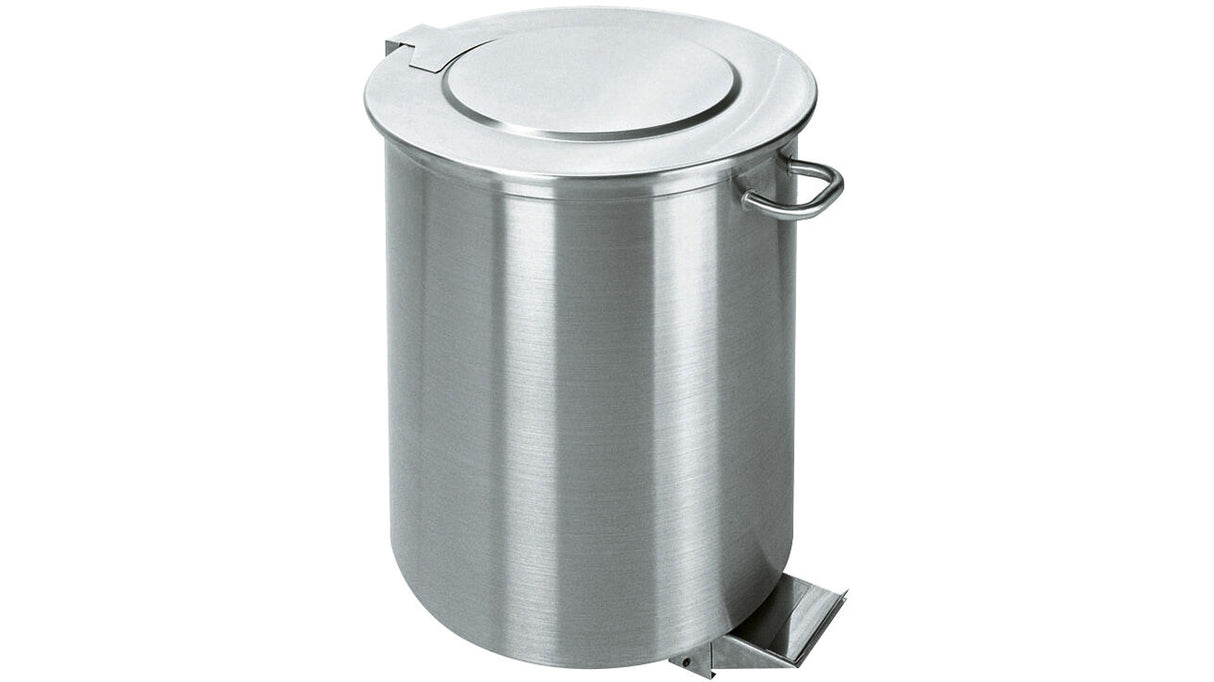 Coș de gunoi acționare cu pedală oțel inoxidabil 100L