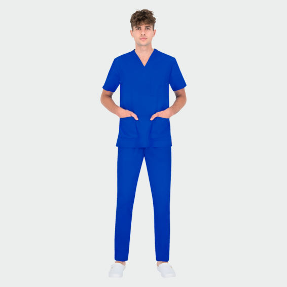Costum medical de protecție Bwell COLOMBO Albastru