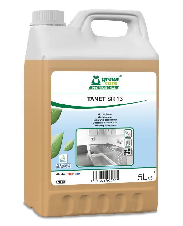 TANET SR 13 - Agent de curățare EcoLabel cu alcool 5L