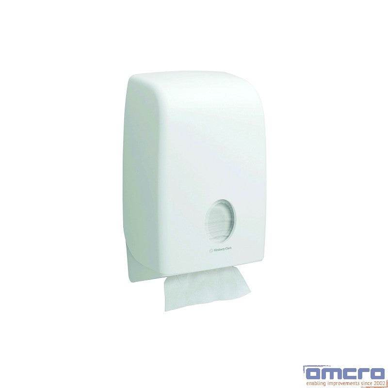 Dispenser prosop hârtie interfold alb Aquarius 6945