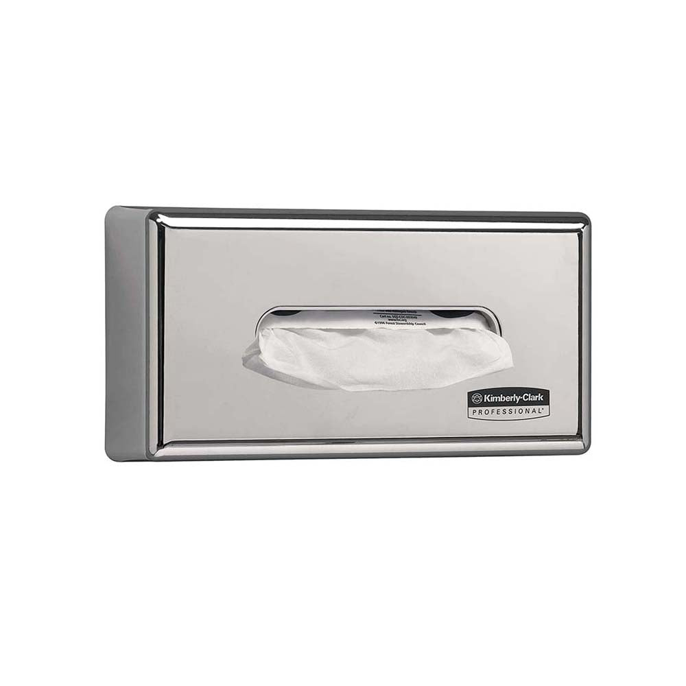 Dispenser pentru șervețele faciale Kimberly-Clark Professional, argintiu