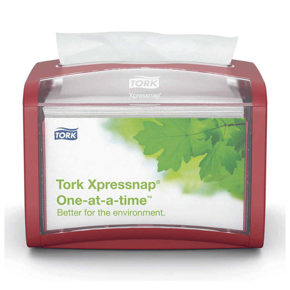 Dispenser de șervețele de masă Tork Xpressnap Tabletop, roșu