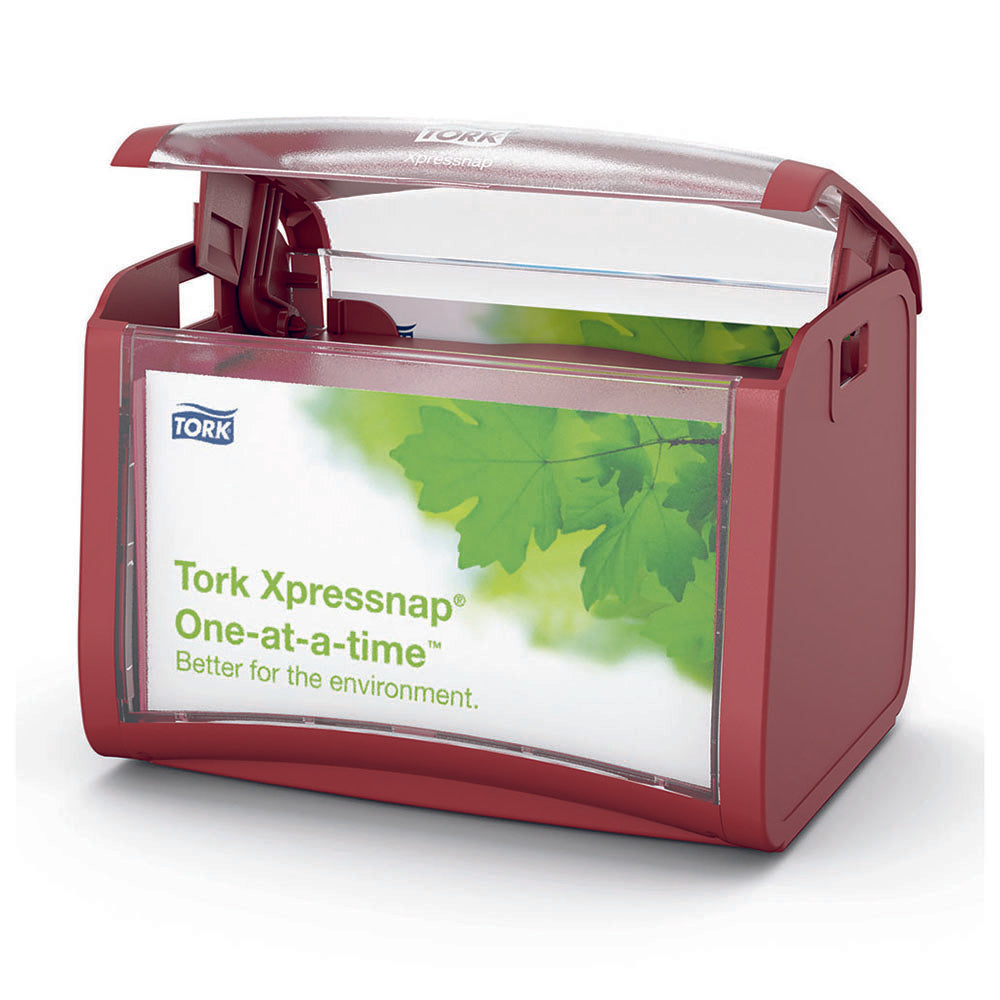 Dispenser de șervețele de masă Tork Xpressnap Tabletop, roșu