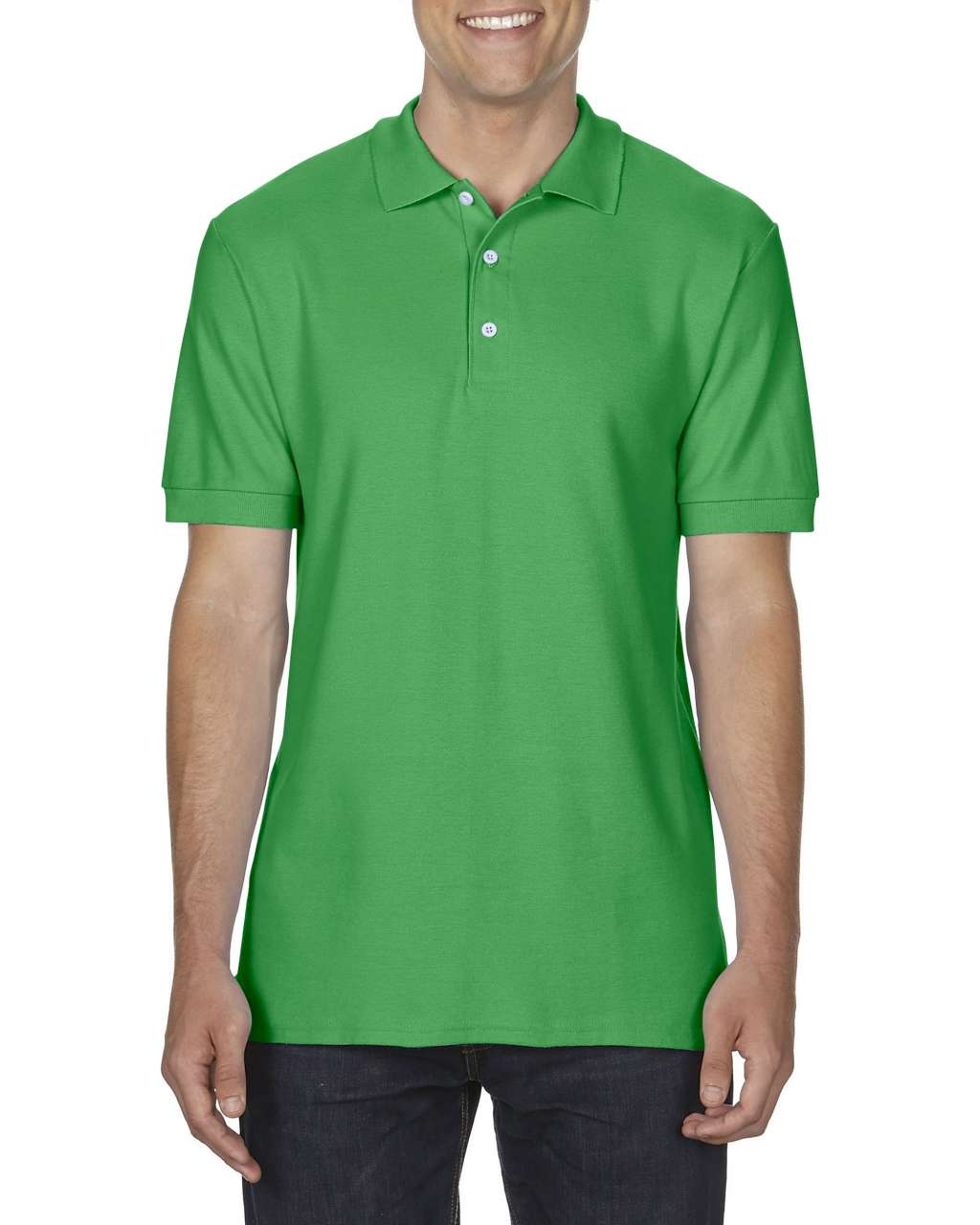 Tricou Polo Gildan GI85800 PREMIUM COTTON Bărbați Verde irlandez