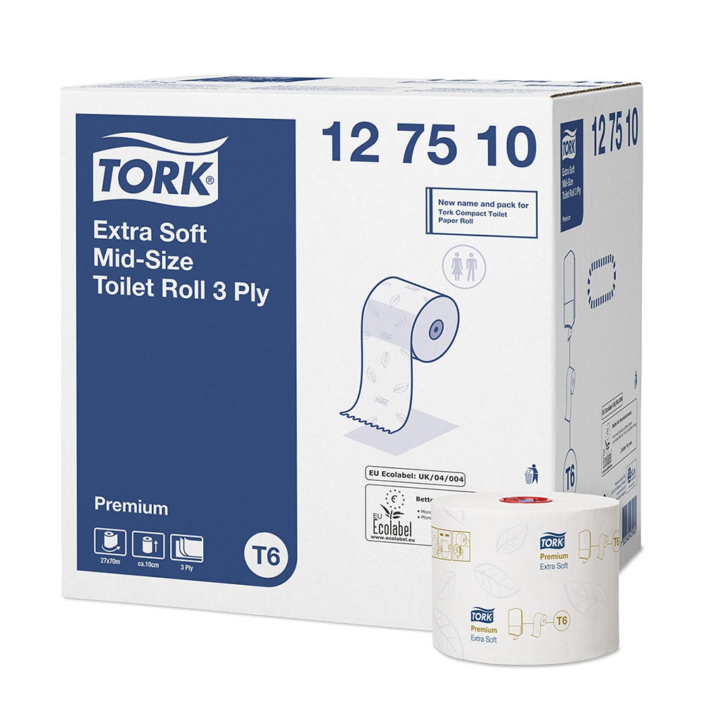 Tork rolă hârtie igienică Extra Soft Premium, dimensiune medie, 70m
