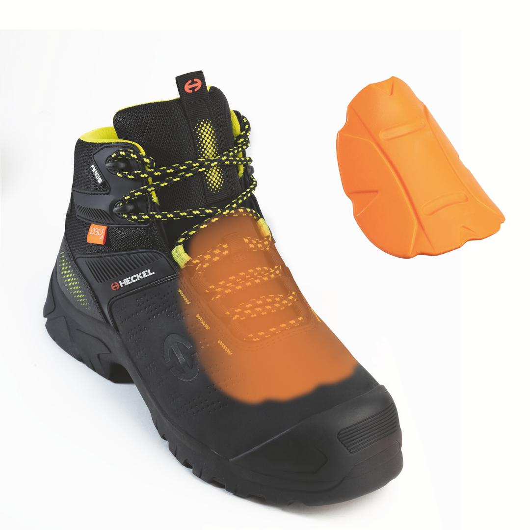 Bocanci de protecție Heckel MACCROSSROAD 3.0 META HIGH S3L, cu bombeu nemetalic și protecție metatarsiană D3O