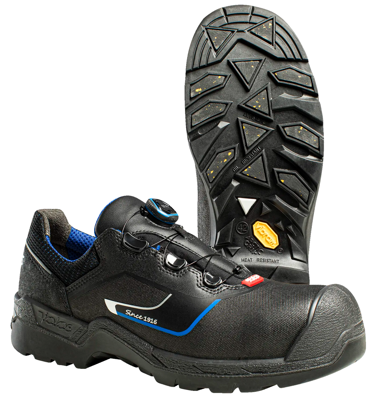 Pantof de siguranţă JALAS 1338 negru/albastru clasa S3”