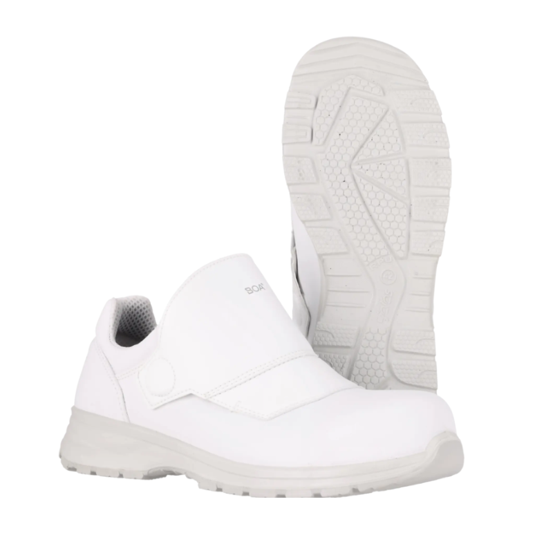Pantofi de protecţie albi JALAS CLEAN 1455 – sistem BOA, S3S, SR, FO