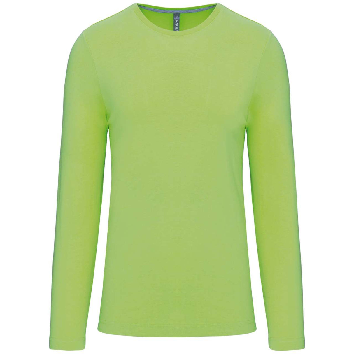Tricou cu mânecă lungă Kariban KA359 Bărbați Verde lime