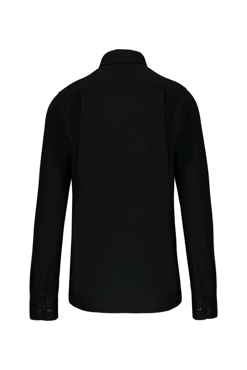 Cămașă Kariban KA541 Poplin Bărbați Negru