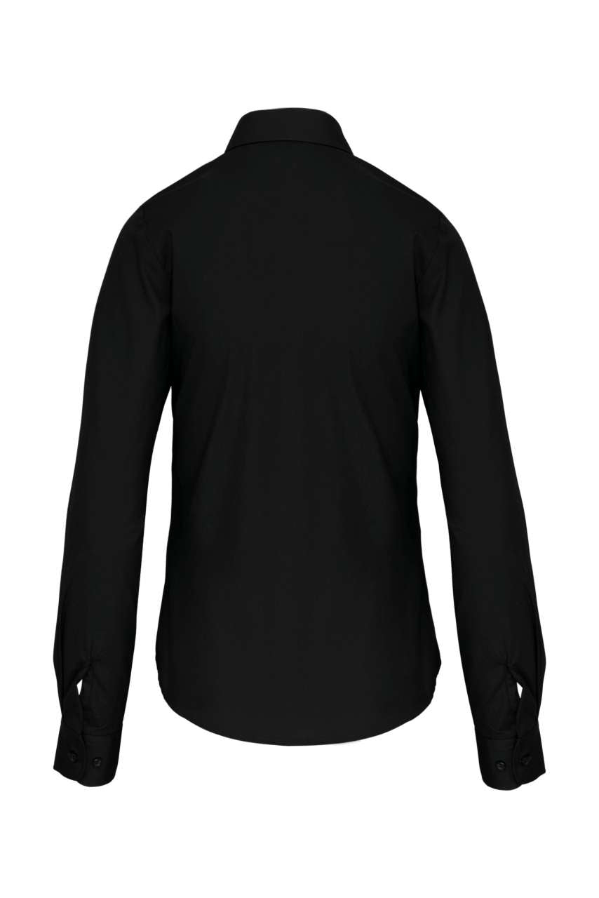 Cămașă Kariban KA542 Poplin Femei Negru