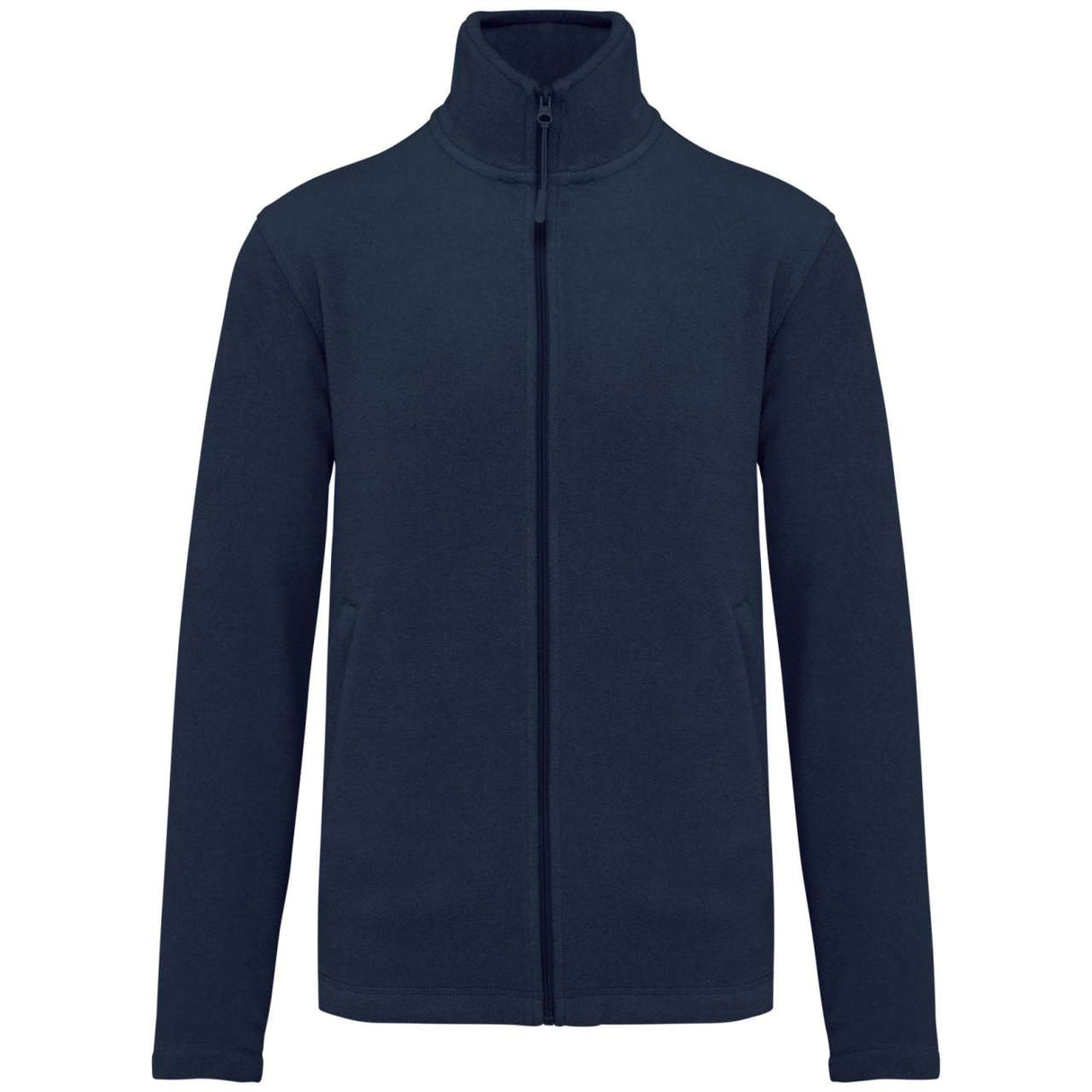 Jachetă Microfleece Kariban KA911 FALCO Unisex Bleumarin